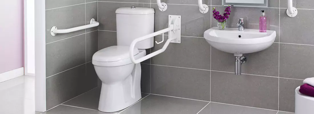 Modern Handicap Bathroom Solutions with Safety Features in Doral, FL